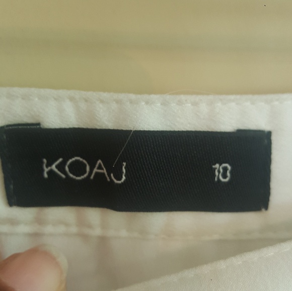 Koaj white crochet overlay skirt - Picture 4 of 5